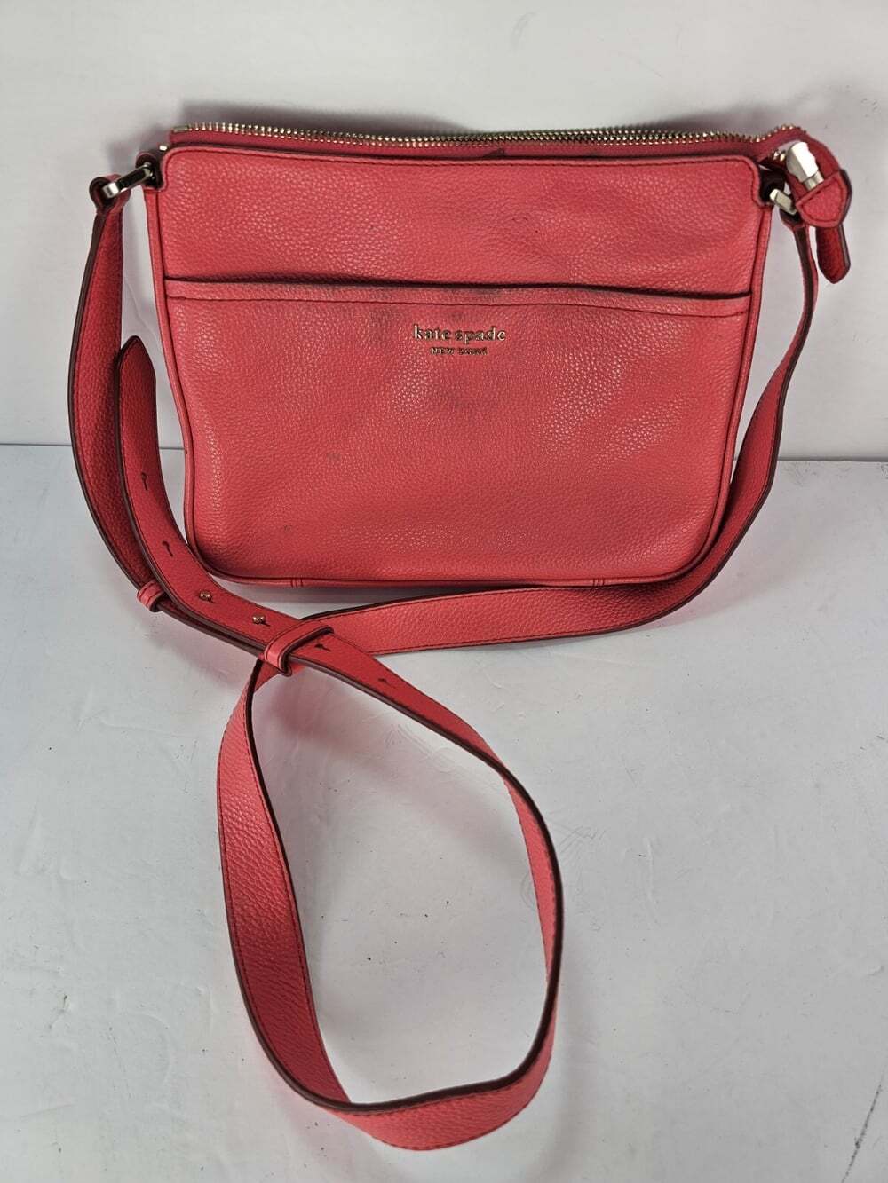 Kate Spade Crossbody Purse "Watermelon" Pink - Leather